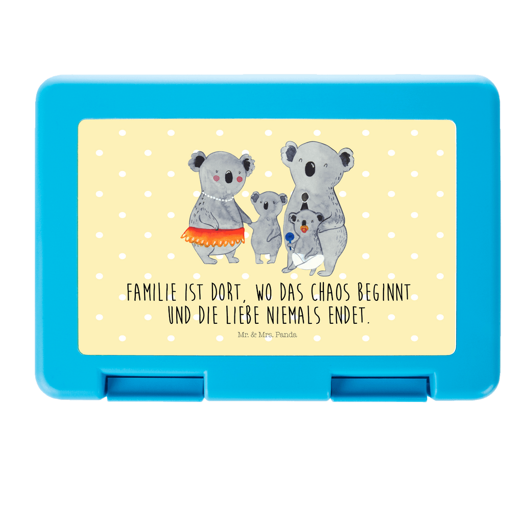 Brotdose Koala Familie Brotbox, Snackbox, Lunch box, Butterbrotdose, Brotzeitbox, Familie, Vatertag, Muttertag, Bruder, Schwester, Mama, Papa, Oma, Opa, Koala, Koalas, Family, Kinder, Geschwister, Familienleben