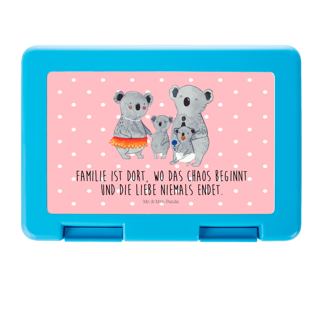 Brotdose Koala Familie Brotbox, Snackbox, Lunch box, Butterbrotdose, Brotzeitbox, Familie, Vatertag, Muttertag, Bruder, Schwester, Mama, Papa, Oma, Opa, Koala, Koalas, Family, Kinder, Geschwister, Familienleben