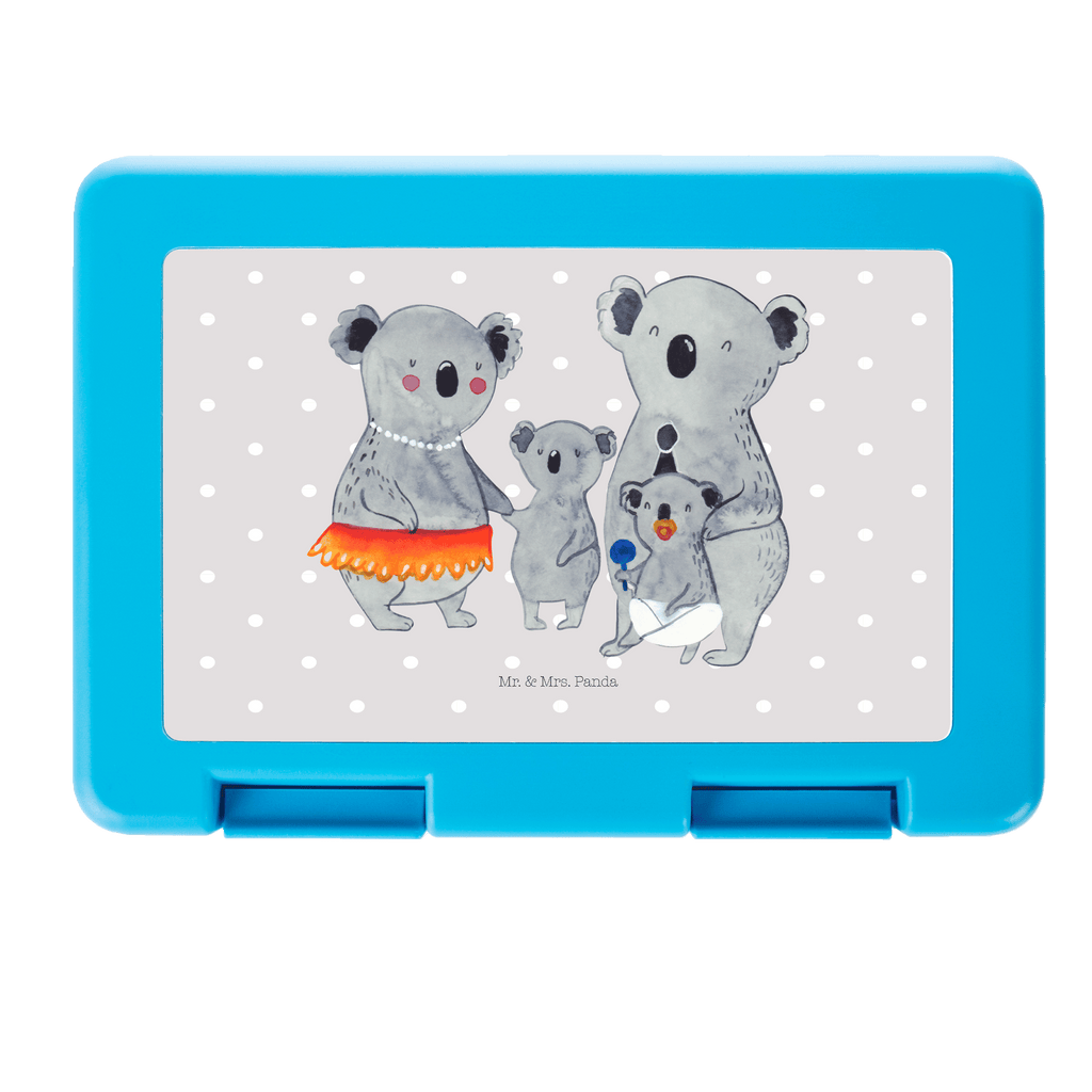 Brotdose Koala Familie Brotbox, Snackbox, Lunch box, Butterbrotdose, Brotzeitbox, Familie, Vatertag, Muttertag, Bruder, Schwester, Mama, Papa, Oma, Opa, Koala, Koalas, Family, Kinder, Geschwister, Familienleben