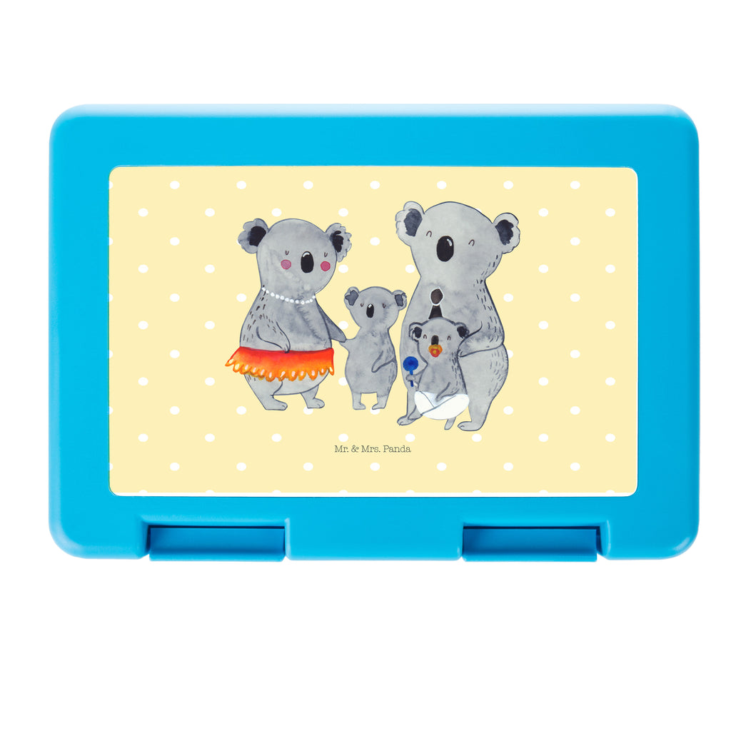 Brotdose Koala Familie Brotbox, Snackbox, Lunch box, Butterbrotdose, Brotzeitbox, Familie, Vatertag, Muttertag, Bruder, Schwester, Mama, Papa, Oma, Opa, Koala, Koalas, Family, Kinder, Geschwister, Familienleben