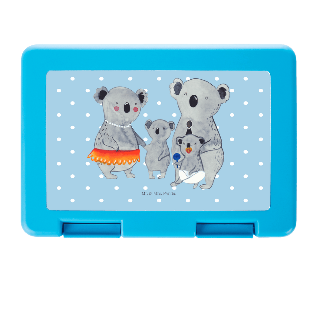 Brotdose Koala Familie Brotbox, Snackbox, Lunch box, Butterbrotdose, Brotzeitbox, Familie, Vatertag, Muttertag, Bruder, Schwester, Mama, Papa, Oma, Opa, Koala, Koalas, Family, Kinder, Geschwister, Familienleben
