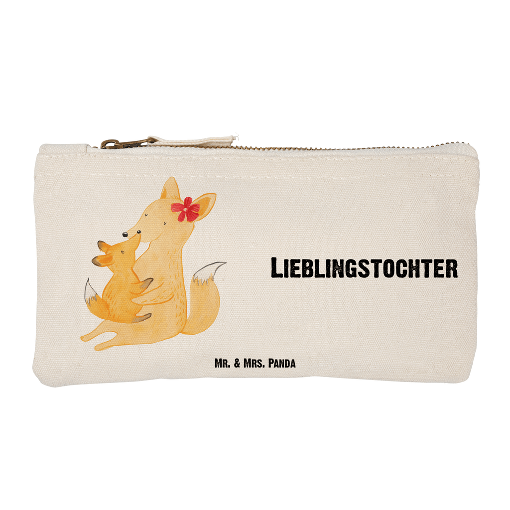 Schminktasche Fuchs Mama & Kind Schminktasche, Kosmetiktasche, Kosmetikbeutel, Stiftemäppchen, Etui, Federmappe, Makeup, XXL, Schminketui, Kosmetiketui, Schlamperetui, Familie, Vatertag, Muttertag, Bruder, Schwester, Mama, Papa, Oma, Opa, Mutter, Tochter, Lieblingstochter, Beste Tochter, Geschenk