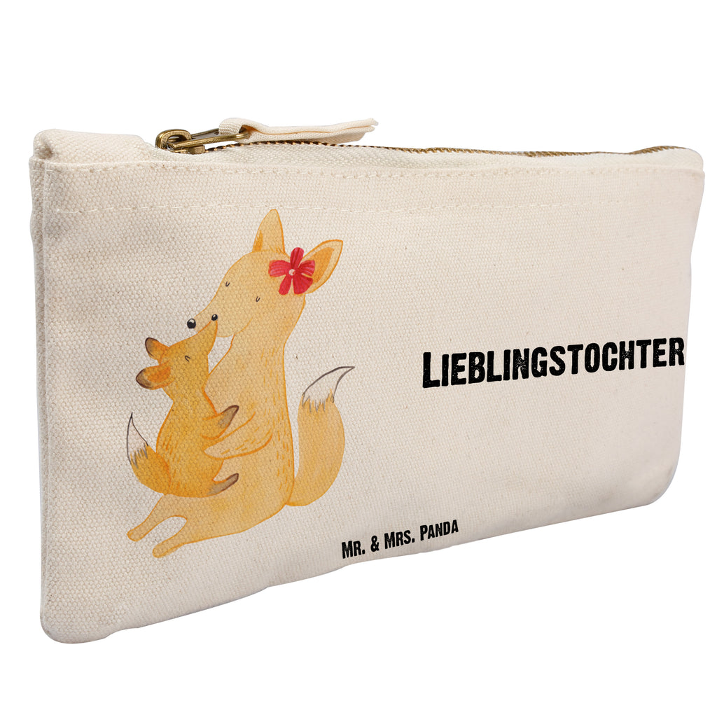Schminktasche Fuchs Mama & Kind Schminktasche, Kosmetiktasche, Kosmetikbeutel, Stiftemäppchen, Etui, Federmappe, Makeup, XXL, Schminketui, Kosmetiketui, Schlamperetui, Familie, Vatertag, Muttertag, Bruder, Schwester, Mama, Papa, Oma, Opa, Mutter, Tochter, Lieblingstochter, Beste Tochter, Geschenk