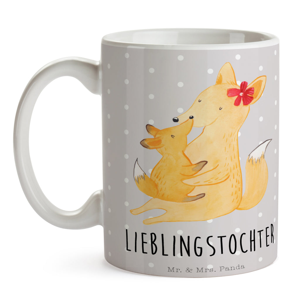 Tasse Fuchs Mama & Kind Mama, Mutter, Tochter, Lieblingstochter, Beste Tochter, Geschenk Becher, Kaffeetasse, Kaffeebecher, Tee, Frühstück, Büro  Familie, Vatertag, Muttertag, Bruder, Schwester, Mama, Papa, Oma, Opa