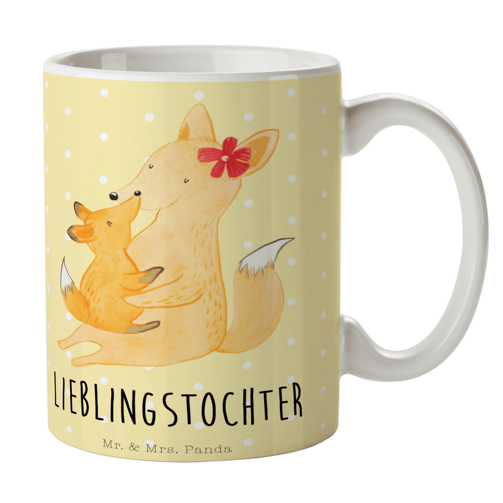 Tasse Fuchs Mama & Kind Mama, Mutter, Tochter, Lieblingstochter, Beste Tochter, Geschenk Becher, Kaffeetasse, Kaffeebecher, Tee, Frühstück, Büro  Familie, Vatertag, Muttertag, Bruder, Schwester, Mama, Papa, Oma, Opa