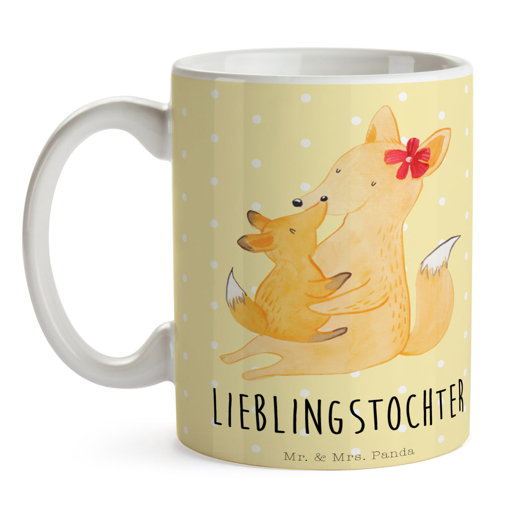 Tasse Fuchs Mama & Kind Mama, Mutter, Tochter, Lieblingstochter, Beste Tochter, Geschenk Becher, Kaffeetasse, Kaffeebecher, Tee, Frühstück, Büro  Familie, Vatertag, Muttertag, Bruder, Schwester, Mama, Papa, Oma, Opa