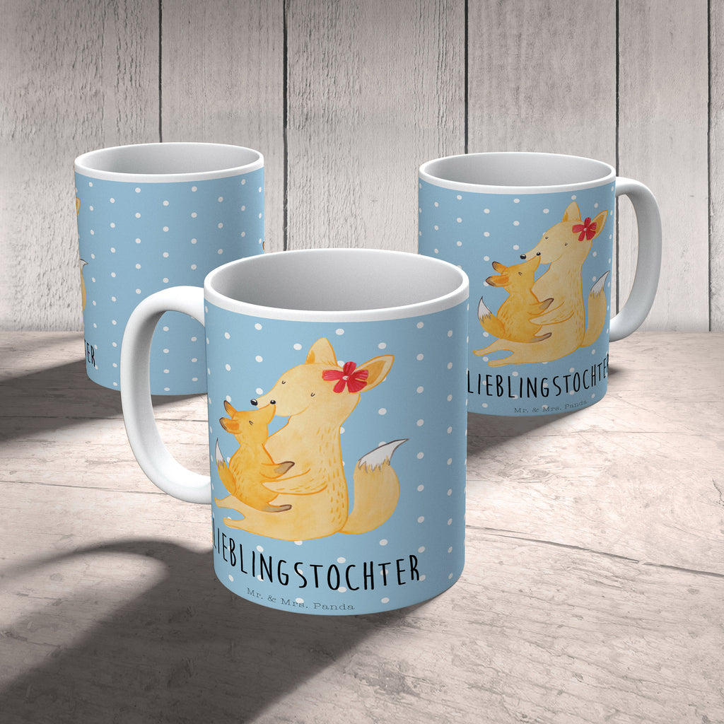 Tasse Fuchs Mama & Kind Mama, Mutter, Tochter, Lieblingstochter, Beste Tochter, Geschenk Becher, Kaffeetasse, Kaffeebecher, Tee, Frühstück, Büro  Familie, Vatertag, Muttertag, Bruder, Schwester, Mama, Papa, Oma, Opa