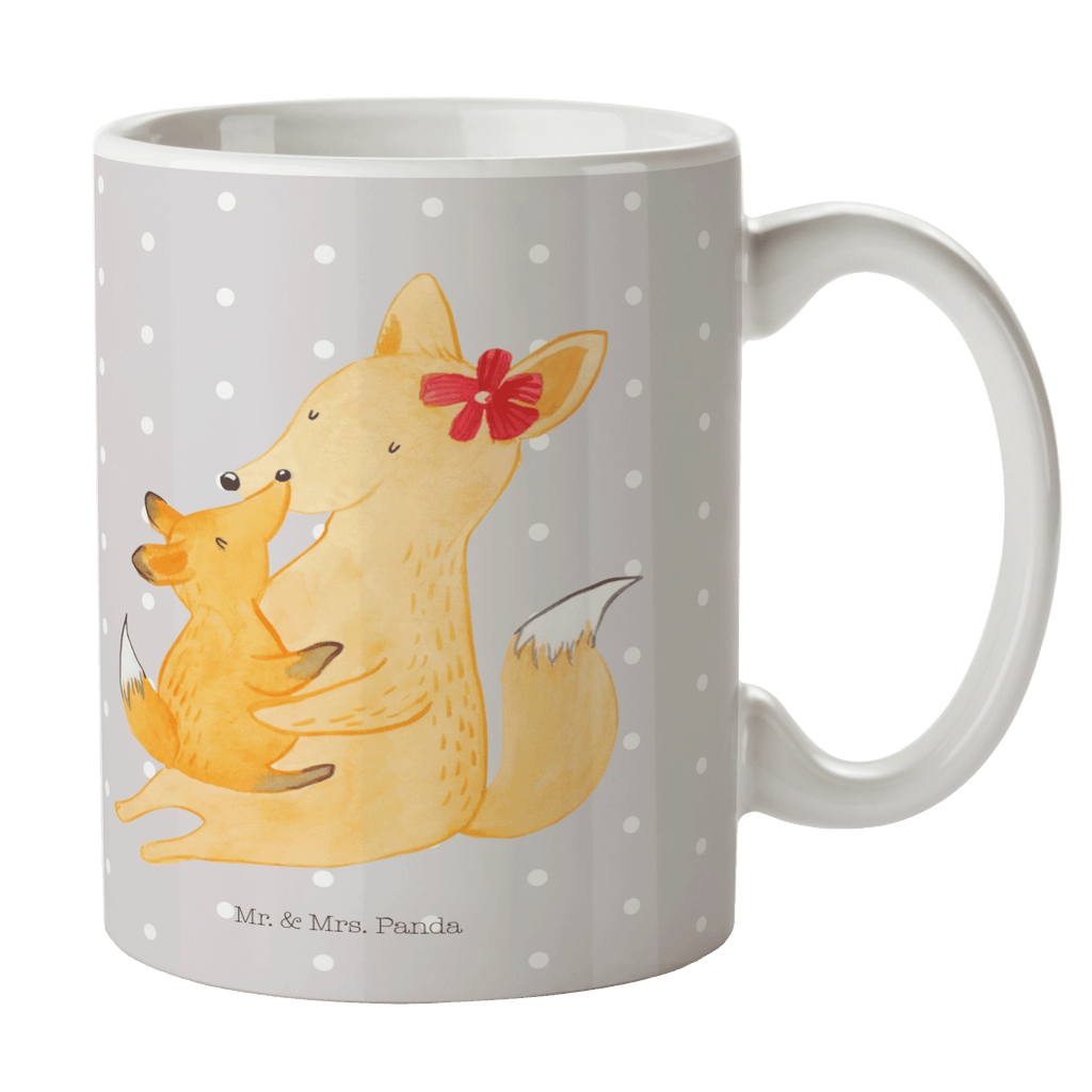 Tasse Fuchs Mama & Kind Mama, Mutter, Tochter, Lieblingstochter, Beste Tochter, Geschenk Becher, Kaffeetasse, Kaffeebecher, Tee, Frühstück, Büro  Familie, Vatertag, Muttertag, Bruder, Schwester, Mama, Papa, Oma, Opa