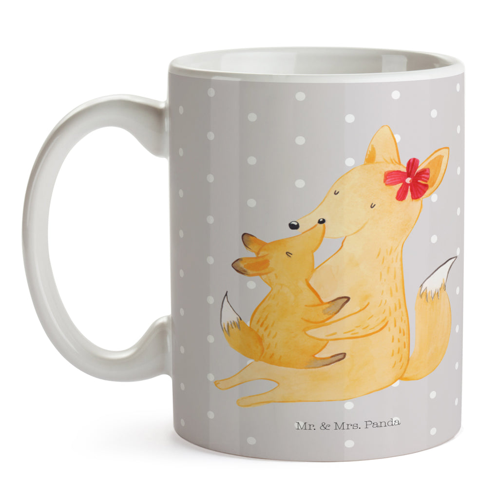 Tasse Fuchs Mama & Kind Mama, Mutter, Tochter, Lieblingstochter, Beste Tochter, Geschenk Becher, Kaffeetasse, Kaffeebecher, Tee, Frühstück, Büro  Familie, Vatertag, Muttertag, Bruder, Schwester, Mama, Papa, Oma, Opa