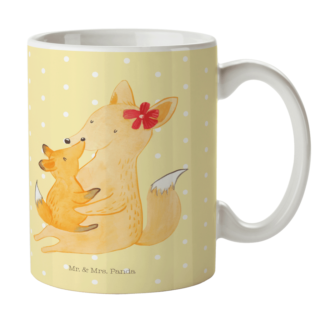 Tasse Fuchs Mama & Kind Mama, Mutter, Tochter, Lieblingstochter, Beste Tochter, Geschenk Becher, Kaffeetasse, Kaffeebecher, Tee, Frühstück, Büro  Familie, Vatertag, Muttertag, Bruder, Schwester, Mama, Papa, Oma, Opa