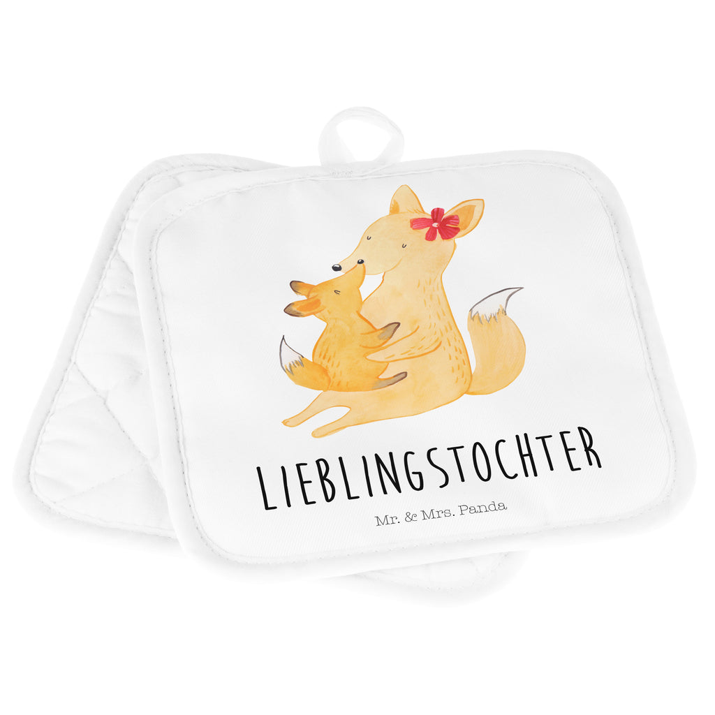 2er Set Topflappen  Fuchs Mama & Kind Topflappen, Topfuntersetzer, Ofenhandschuh, Topflappen Set, Topflappen lustig, Topflappen mit Spruch, Familie, Vatertag, Muttertag, Bruder, Schwester, Mama, Papa, Oma, Opa, Mutter, Tochter, Lieblingstochter, Beste Tochter, Geschenk