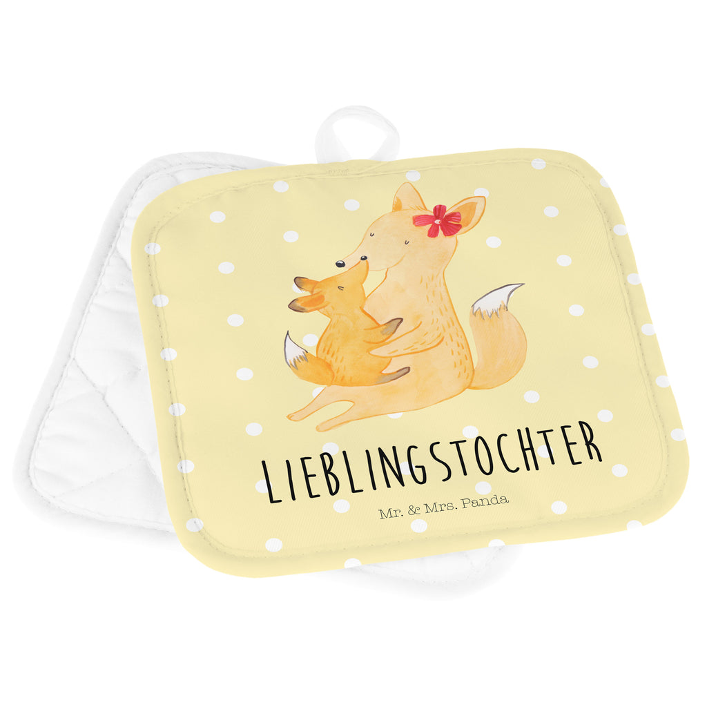 2er Set Topflappen  Fuchs Mama & Kind Topflappen, Topfuntersetzer, Ofenhandschuh, Topflappen Set, Topflappen lustig, Topflappen mit Spruch, Familie, Vatertag, Muttertag, Bruder, Schwester, Mama, Papa, Oma, Opa, Mutter, Tochter, Lieblingstochter, Beste Tochter, Geschenk