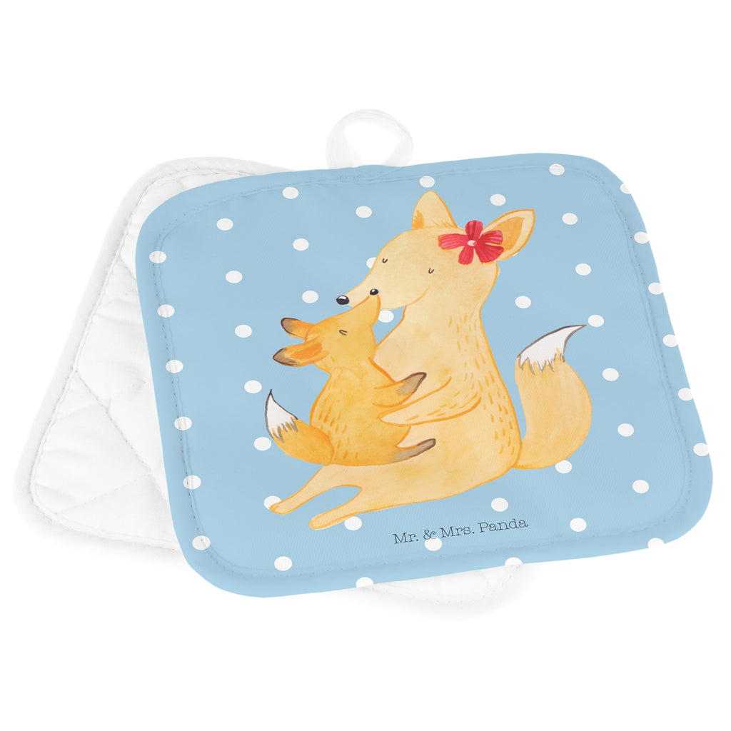 2er Set Topflappen  Fuchs Mama & Kind Topflappen, Topfuntersetzer, Ofenhandschuh, Topflappen Set, Topflappen lustig, Topflappen mit Spruch, Familie, Vatertag, Muttertag, Bruder, Schwester, Mama, Papa, Oma, Opa, Mutter, Tochter, Lieblingstochter, Beste Tochter, Geschenk