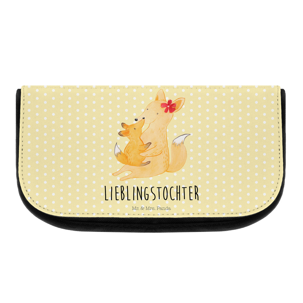 Kosmetiktasche Fuchs Mama & Kind Kosmetikbeutel, Kulturtasche, Kulturbeutel, Schminktasche, Make-Up Tasche, Familie, Vatertag, Muttertag, Bruder, Schwester, Mama, Papa, Oma, Opa, Mutter, Tochter, Lieblingstochter, Beste Tochter, Geschenk