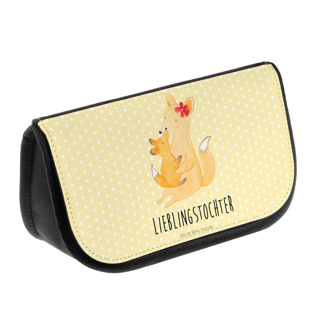 Kosmetiktasche Fuchs Mama & Kind Kosmetikbeutel, Kulturtasche, Kulturbeutel, Schminktasche, Make-Up Tasche, Familie, Vatertag, Muttertag, Bruder, Schwester, Mama, Papa, Oma, Opa, Mutter, Tochter, Lieblingstochter, Beste Tochter, Geschenk
