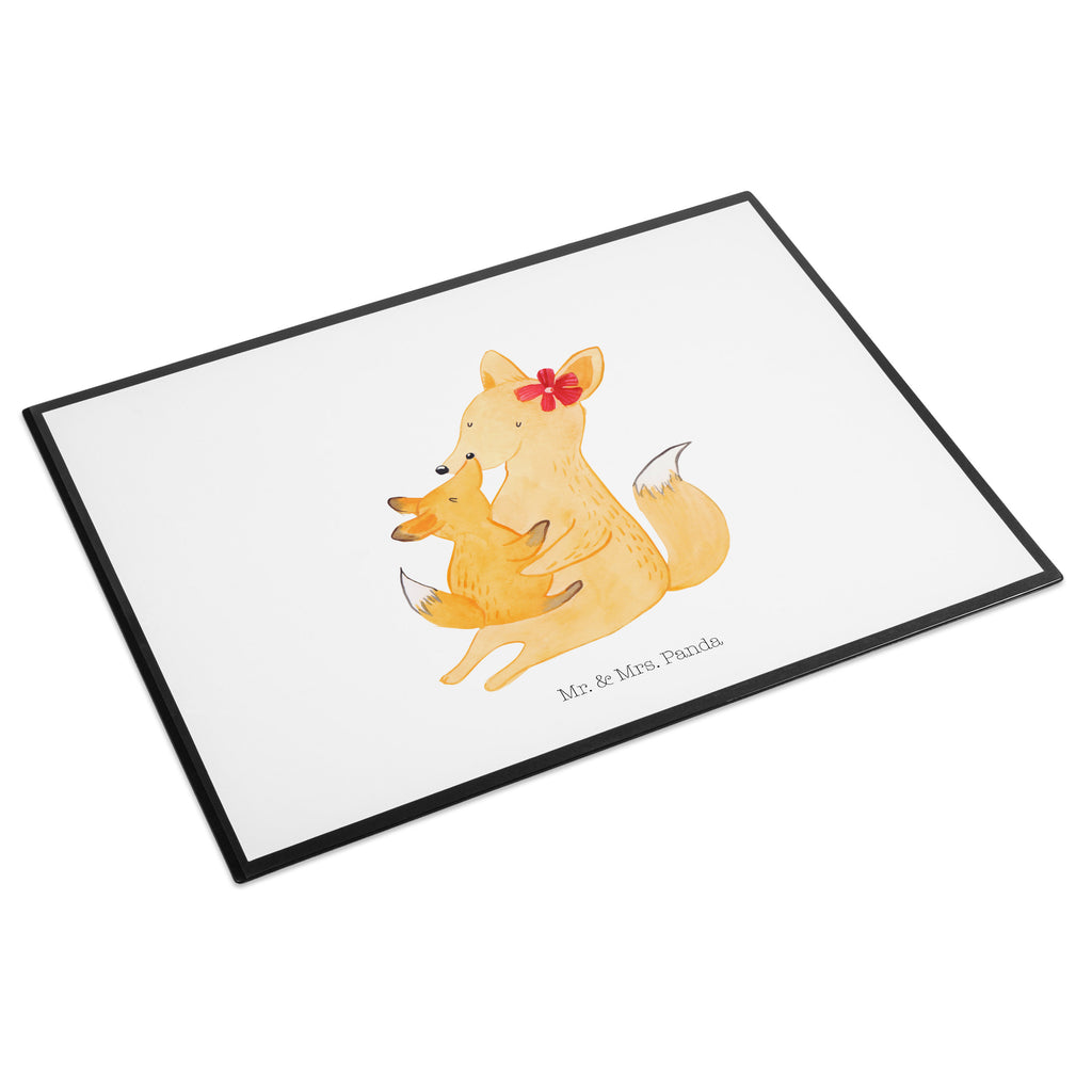 Schreibtischunterlage Fuchs Mama & Kind Schreibunterlage, Schreibtischauflage, Bürobedarf, Büroartikel, Schreibwaren, Schreibtisch Unterlagen, Schreibtischunterlage Groß, Familie, Vatertag, Muttertag, Bruder, Schwester, Mama, Papa, Oma, Opa, Mutter, Tochter, Lieblingstochter, Beste Tochter, Geschenk