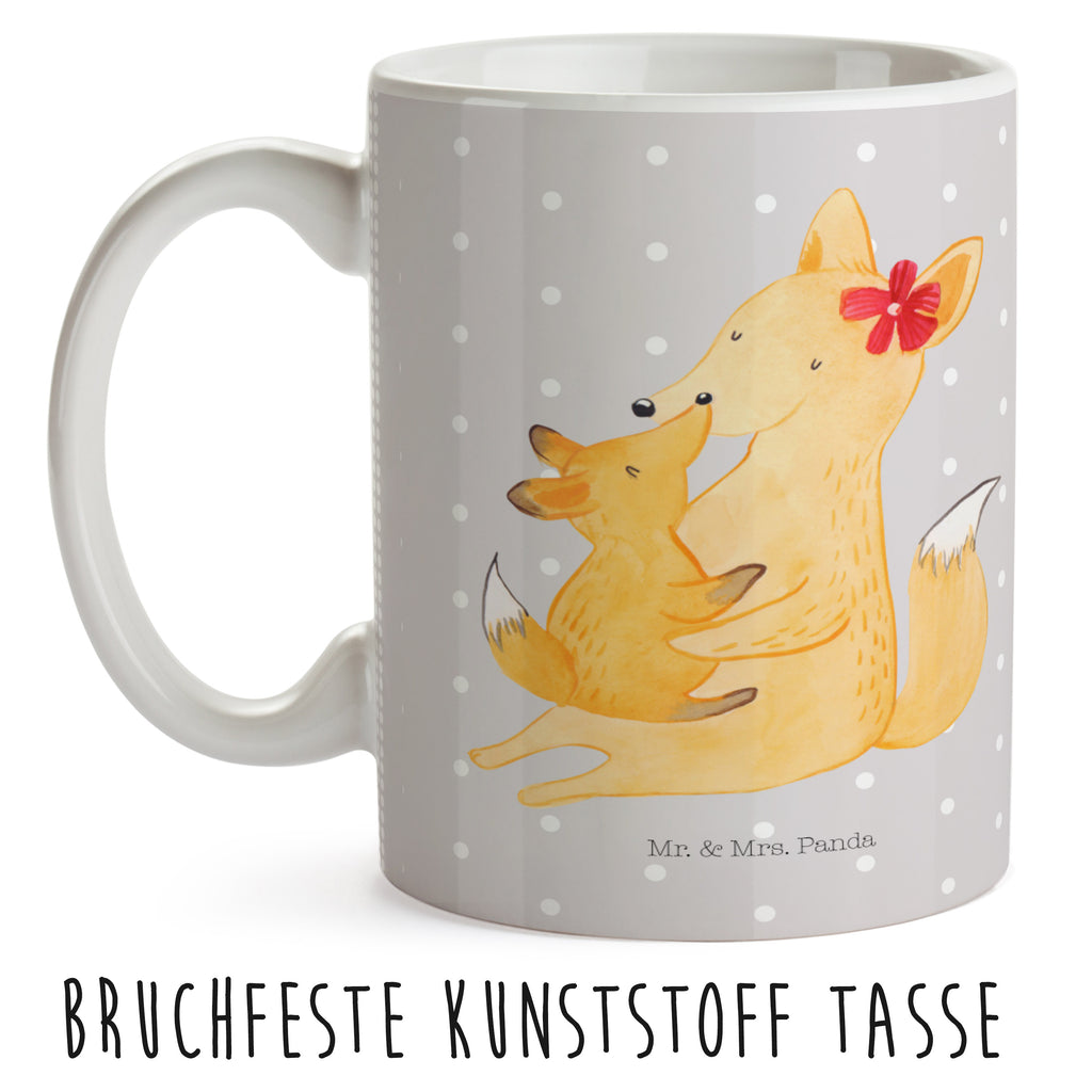 Kindertasse Fuchs Mama & Kind Kunststoff Tasse, Kindergarten, Tasse, Trinkbecher, Camping Becher, Kaffeetasse, Kunststoffbecher, Kindergartenbecher, Outdoorgeschirr, Kunststoffgeschirr, Reisebecher, Reisetasse, Kinderbecher, Familie, Vatertag, Muttertag, Bruder, Schwester, Mama, Papa, Oma, Opa, Mutter, Tochter, Lieblingstochter, Beste Tochter, Geschenk