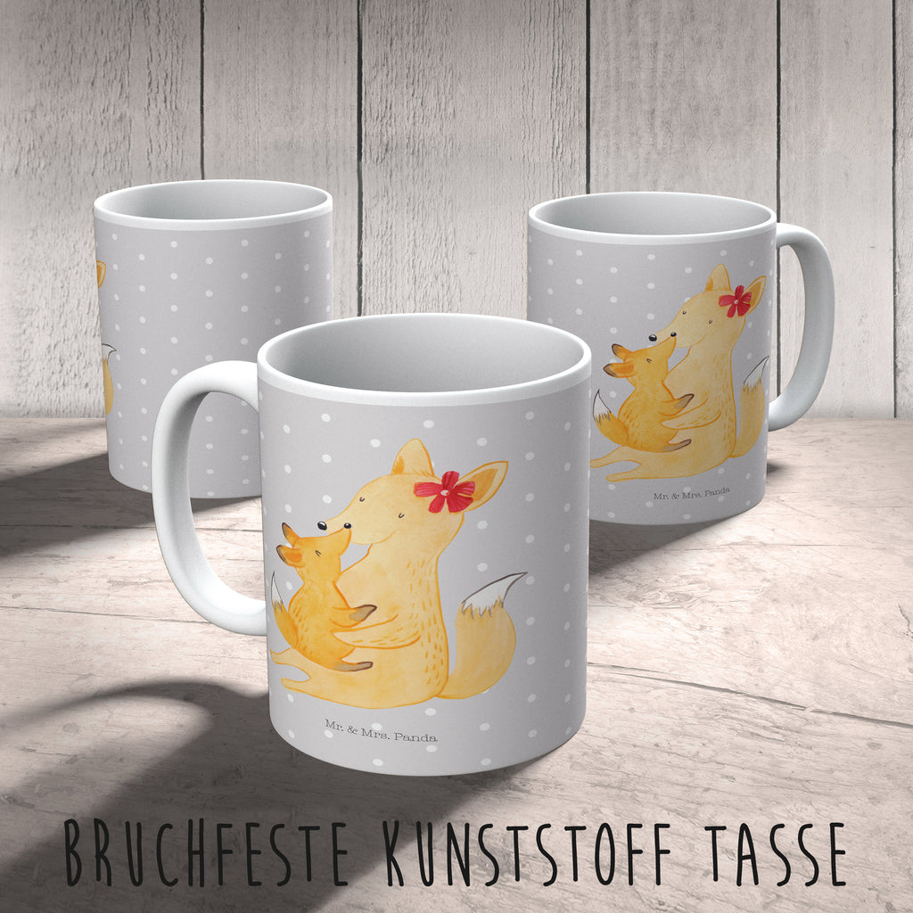 Kindertasse Fuchs Mama & Kind Kunststoff Tasse, Kindergarten, Tasse, Trinkbecher, Camping Becher, Kaffeetasse, Kunststoffbecher, Kindergartenbecher, Outdoorgeschirr, Kunststoffgeschirr, Reisebecher, Reisetasse, Kinderbecher, Familie, Vatertag, Muttertag, Bruder, Schwester, Mama, Papa, Oma, Opa, Mutter, Tochter, Lieblingstochter, Beste Tochter, Geschenk