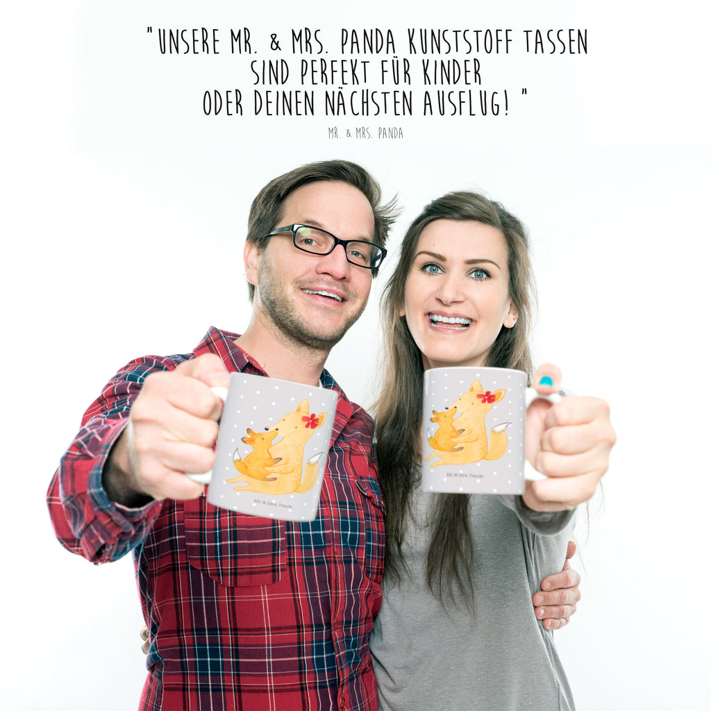 Kindertasse Fuchs Mama & Kind Kunststoff Tasse, Kindergarten, Tasse, Trinkbecher, Camping Becher, Kaffeetasse, Kunststoffbecher, Kindergartenbecher, Outdoorgeschirr, Kunststoffgeschirr, Reisebecher, Reisetasse, Kinderbecher, Familie, Vatertag, Muttertag, Bruder, Schwester, Mama, Papa, Oma, Opa, Mutter, Tochter, Lieblingstochter, Beste Tochter, Geschenk