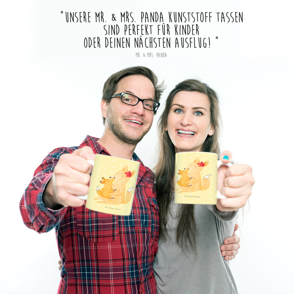 Kindertasse Fuchs Mama & Kind Kunststoff Tasse, Kindergarten, Tasse, Trinkbecher, Camping Becher, Kaffeetasse, Kunststoffbecher, Kindergartenbecher, Outdoorgeschirr, Kunststoffgeschirr, Reisebecher, Reisetasse, Kinderbecher, Familie, Vatertag, Muttertag, Bruder, Schwester, Mama, Papa, Oma, Opa, Mutter, Tochter, Lieblingstochter, Beste Tochter, Geschenk