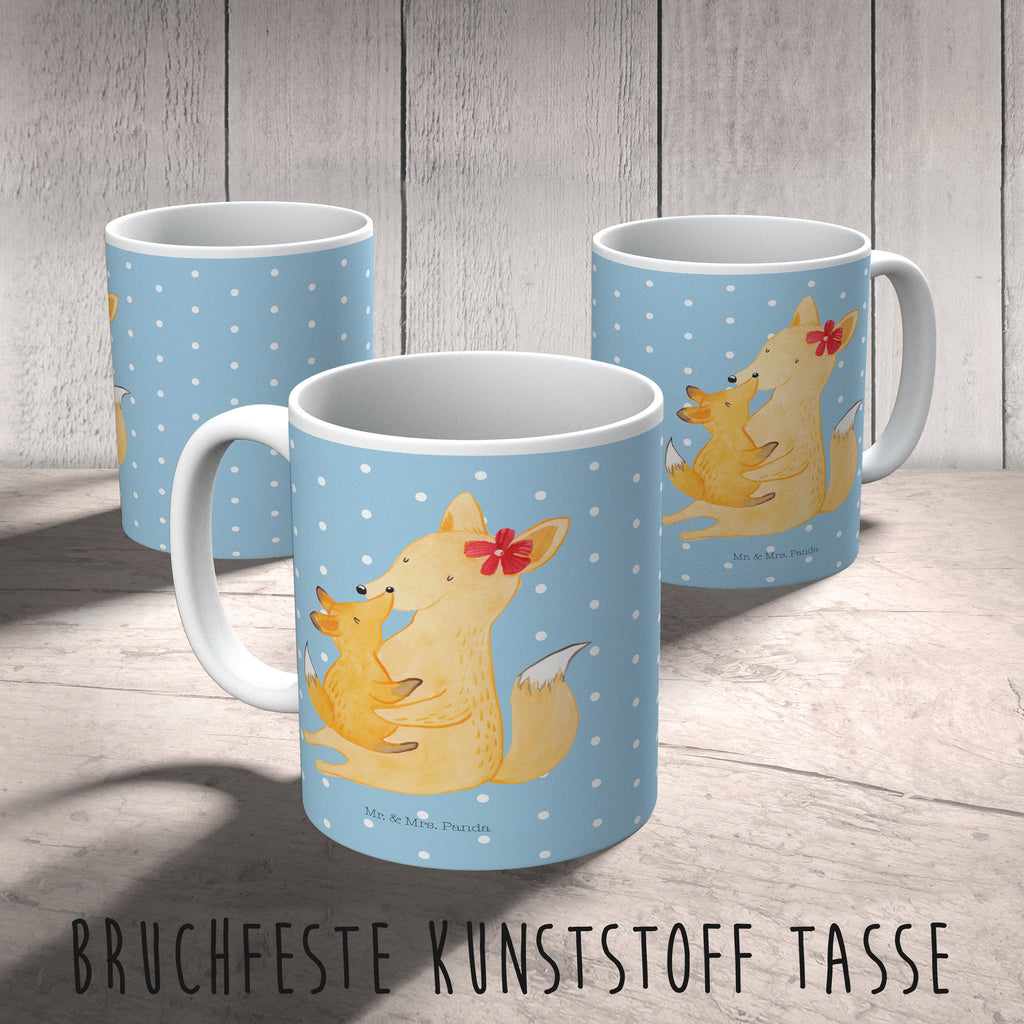 Kindertasse Fuchs Mama & Kind Kunststoff Tasse, Kindergarten, Tasse, Trinkbecher, Camping Becher, Kaffeetasse, Kunststoffbecher, Kindergartenbecher, Outdoorgeschirr, Kunststoffgeschirr, Reisebecher, Reisetasse, Kinderbecher, Familie, Vatertag, Muttertag, Bruder, Schwester, Mama, Papa, Oma, Opa, Mutter, Tochter, Lieblingstochter, Beste Tochter, Geschenk