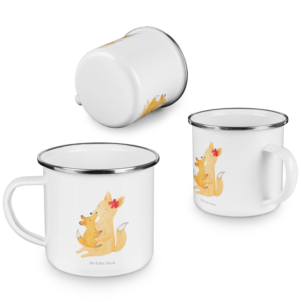 Camping Emaille Tasse Fuchs Mama & Kind Campingtasse, Trinkbecher, Metalltasse, Outdoor Tasse, Emaille Trinkbecher, Blechtasse Outdoor, Emaille Campingbecher, Edelstahl Trinkbecher, Metalltasse für Camping, Kaffee Blechtasse, Camping Tasse Metall, Familie, Vatertag, Muttertag, Bruder, Schwester, Mama, Papa, Oma, Opa, Mutter, Tochter, Lieblingstochter, Beste Tochter, Geschenk