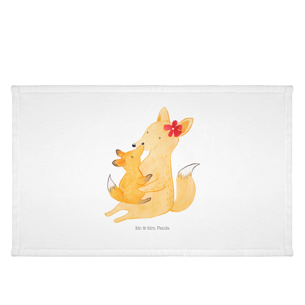 Gäste Handtuch Fuchs Mama & Kind Gästetuch, Reisehandtuch, Sport Handtuch, Frottier, Kinder Handtuch, Familie, Vatertag, Muttertag, Bruder, Schwester, Mama, Papa, Oma, Opa, Mutter, Tochter, Lieblingstochter, Beste Tochter, Geschenk