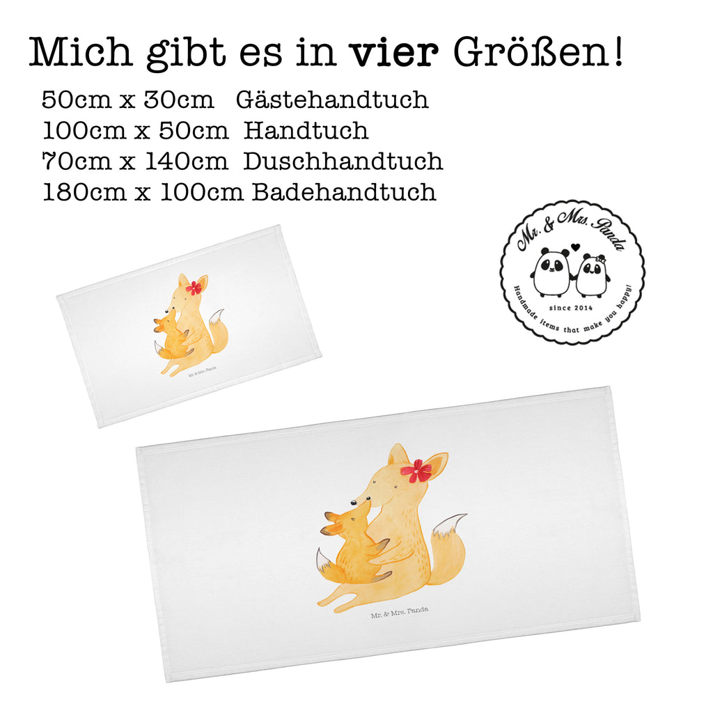 Gäste Handtuch Fuchs Mama & Kind Gästetuch, Reisehandtuch, Sport Handtuch, Frottier, Kinder Handtuch, Familie, Vatertag, Muttertag, Bruder, Schwester, Mama, Papa, Oma, Opa, Mutter, Tochter, Lieblingstochter, Beste Tochter, Geschenk