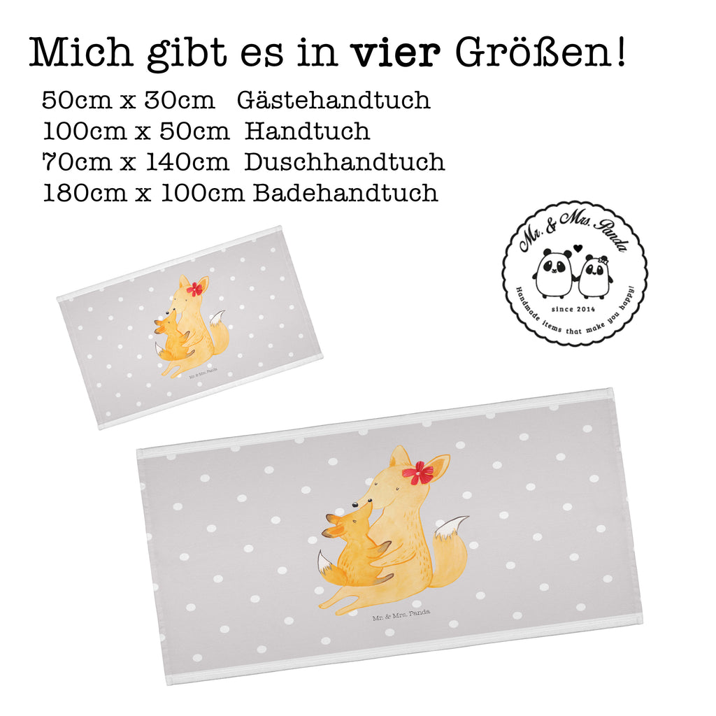 Gäste Handtuch Fuchs Mama & Kind Gästetuch, Reisehandtuch, Sport Handtuch, Frottier, Kinder Handtuch, Familie, Vatertag, Muttertag, Bruder, Schwester, Mama, Papa, Oma, Opa, Mutter, Tochter, Lieblingstochter, Beste Tochter, Geschenk
