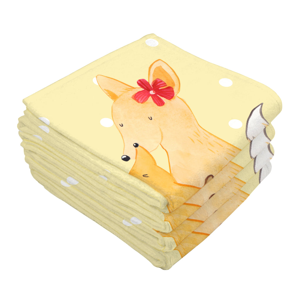 Gäste Handtuch Fuchs Mama & Kind Gästetuch, Reisehandtuch, Sport Handtuch, Frottier, Kinder Handtuch, Familie, Vatertag, Muttertag, Bruder, Schwester, Mama, Papa, Oma, Opa, Mutter, Tochter, Lieblingstochter, Beste Tochter, Geschenk