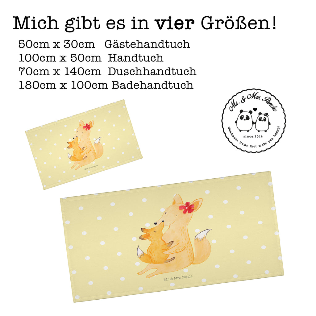 Gäste Handtuch Fuchs Mama & Kind Gästetuch, Reisehandtuch, Sport Handtuch, Frottier, Kinder Handtuch, Familie, Vatertag, Muttertag, Bruder, Schwester, Mama, Papa, Oma, Opa, Mutter, Tochter, Lieblingstochter, Beste Tochter, Geschenk