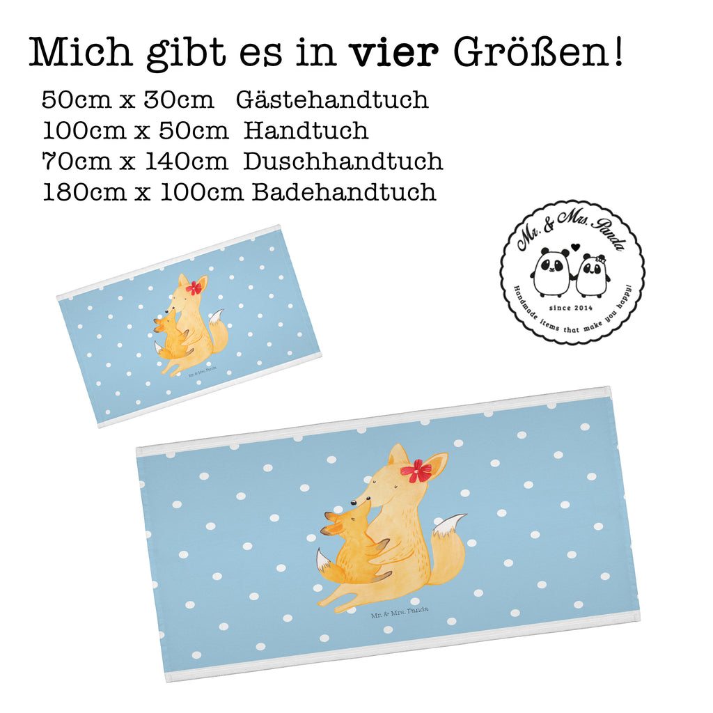 Gäste Handtuch Fuchs Mama & Kind Gästetuch, Reisehandtuch, Sport Handtuch, Frottier, Kinder Handtuch, Familie, Vatertag, Muttertag, Bruder, Schwester, Mama, Papa, Oma, Opa, Mutter, Tochter, Lieblingstochter, Beste Tochter, Geschenk