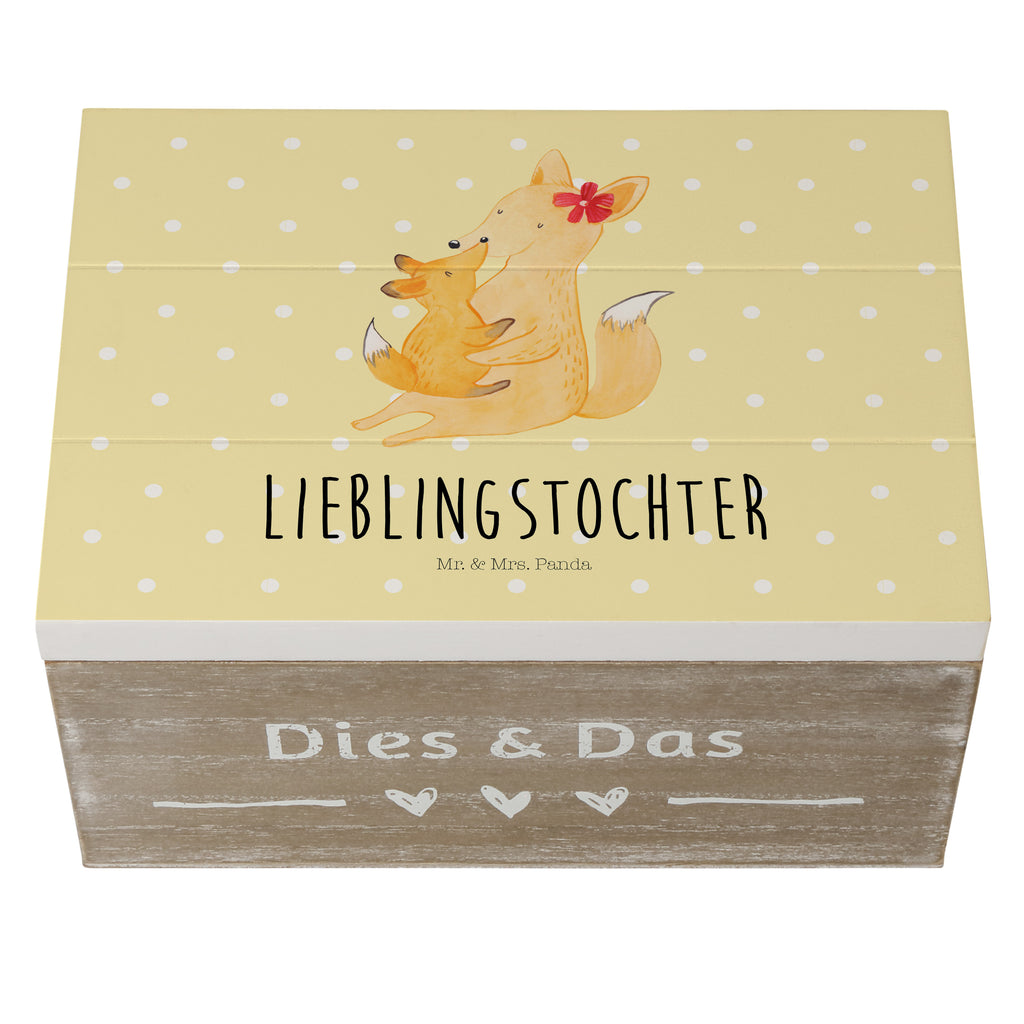 Holzkiste Fuchs Mama & Kind Holzkiste, Kiste, Schatzkiste, Truhe, Schatulle, XXL, Erinnerungsbox, Erinnerungskiste, Dekokiste, Aufbewahrungsbox, Familie, Vatertag, Muttertag, Bruder, Schwester, Mama, Papa, Oma, Opa, Mutter, Tochter, Lieblingstochter, Beste Tochter, Geschenk