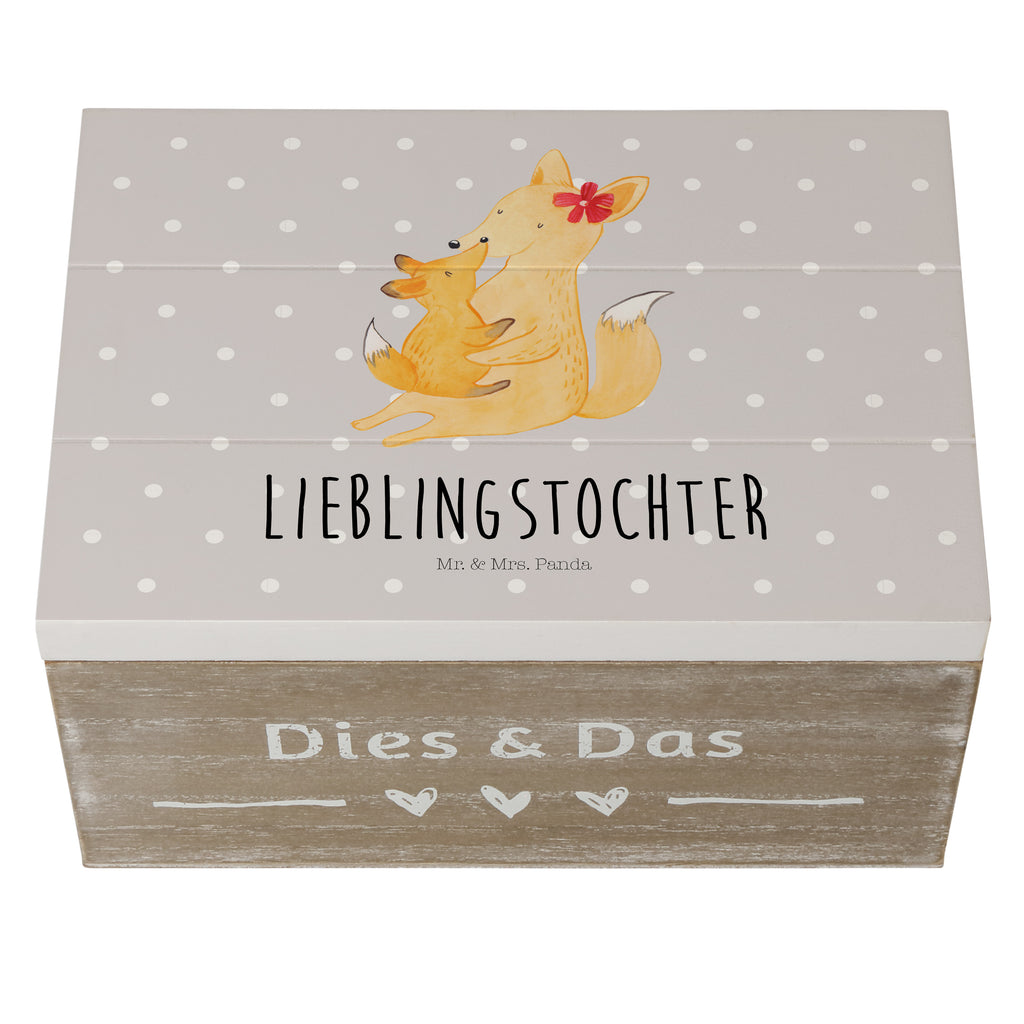 Holzkiste Fuchs Mama & Kind Holzkiste, Kiste, Schatzkiste, Truhe, Schatulle, XXL, Erinnerungsbox, Erinnerungskiste, Dekokiste, Aufbewahrungsbox, Familie, Vatertag, Muttertag, Bruder, Schwester, Mama, Papa, Oma, Opa, Mutter, Tochter, Lieblingstochter, Beste Tochter, Geschenk