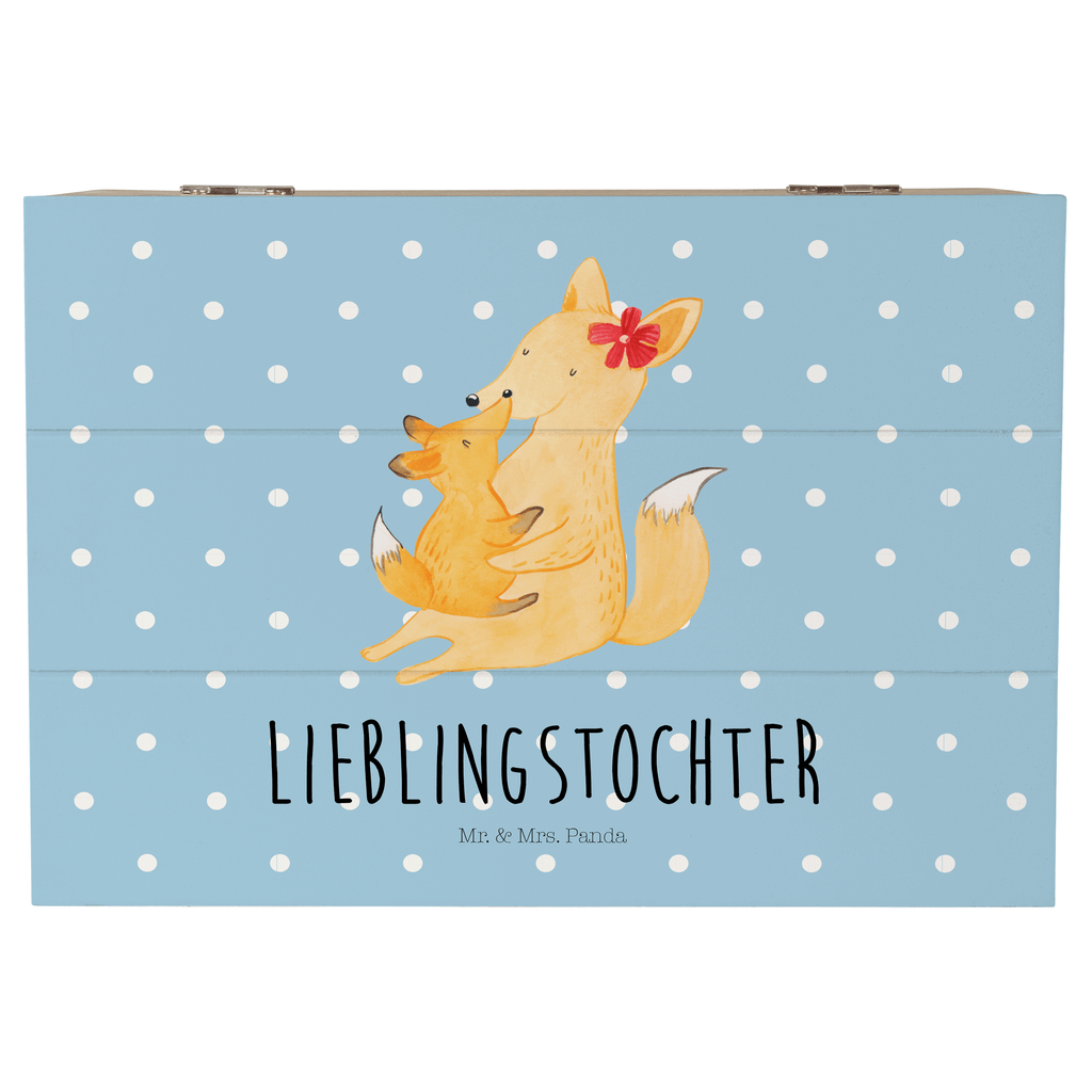 Holzkiste Fuchs Mama & Kind Holzkiste, Kiste, Schatzkiste, Truhe, Schatulle, XXL, Erinnerungsbox, Erinnerungskiste, Dekokiste, Aufbewahrungsbox, Familie, Vatertag, Muttertag, Bruder, Schwester, Mama, Papa, Oma, Opa, Mutter, Tochter, Lieblingstochter, Beste Tochter, Geschenk