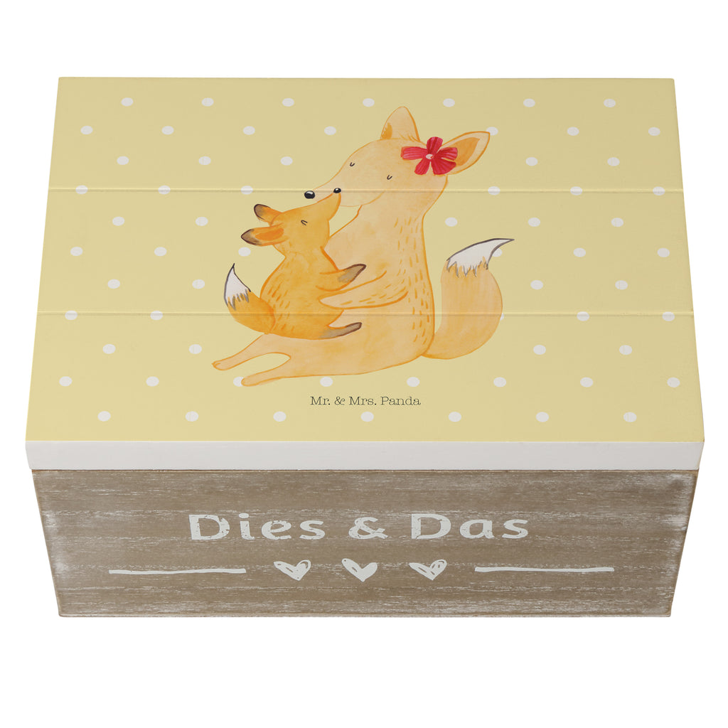 Holzkiste Fuchs Mama & Kind Holzkiste, Kiste, Schatzkiste, Truhe, Schatulle, XXL, Erinnerungsbox, Erinnerungskiste, Dekokiste, Aufbewahrungsbox, Familie, Vatertag, Muttertag, Bruder, Schwester, Mama, Papa, Oma, Opa, Mutter, Tochter, Lieblingstochter, Beste Tochter, Geschenk
