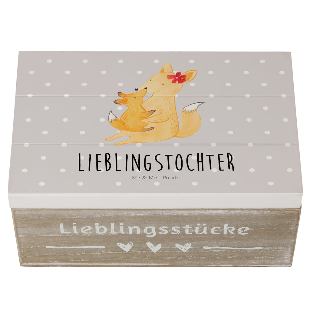 Holzkiste Fuchs Mama & Kind Holzkiste, Kiste, Schatzkiste, Truhe, Schatulle, XXL, Erinnerungsbox, Erinnerungskiste, Dekokiste, Aufbewahrungsbox, Familie, Vatertag, Muttertag, Bruder, Schwester, Mama, Papa, Oma, Opa, Mutter, Tochter, Lieblingstochter, Beste Tochter, Geschenk