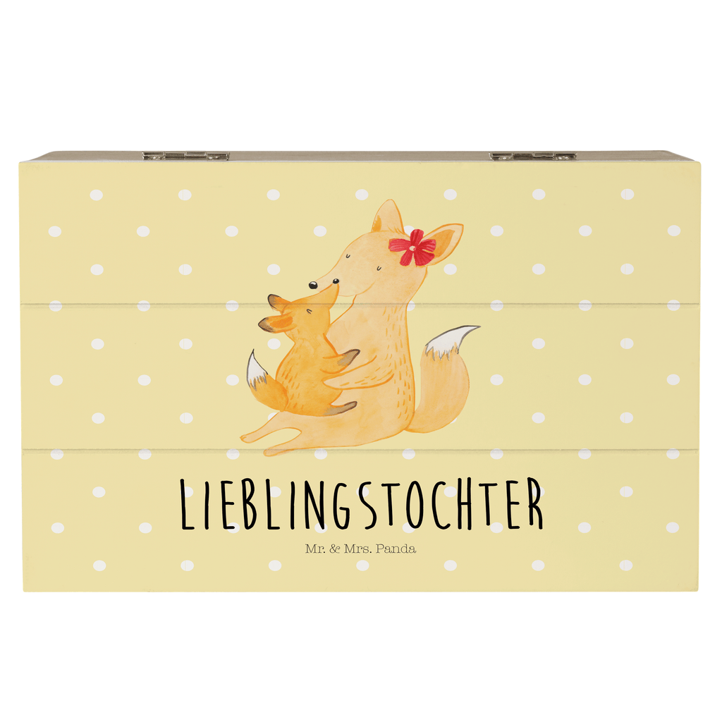 Holzkiste Fuchs Mama & Kind Holzkiste, Kiste, Schatzkiste, Truhe, Schatulle, XXL, Erinnerungsbox, Erinnerungskiste, Dekokiste, Aufbewahrungsbox, Familie, Vatertag, Muttertag, Bruder, Schwester, Mama, Papa, Oma, Opa, Mutter, Tochter, Lieblingstochter, Beste Tochter, Geschenk