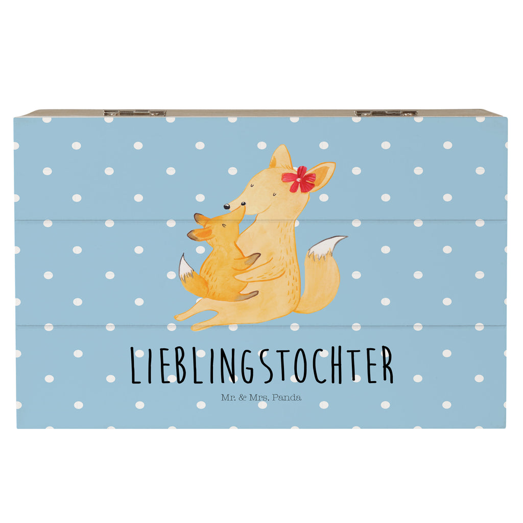 Holzkiste Fuchs Mama & Kind Holzkiste, Kiste, Schatzkiste, Truhe, Schatulle, XXL, Erinnerungsbox, Erinnerungskiste, Dekokiste, Aufbewahrungsbox, Familie, Vatertag, Muttertag, Bruder, Schwester, Mama, Papa, Oma, Opa, Mutter, Tochter, Lieblingstochter, Beste Tochter, Geschenk
