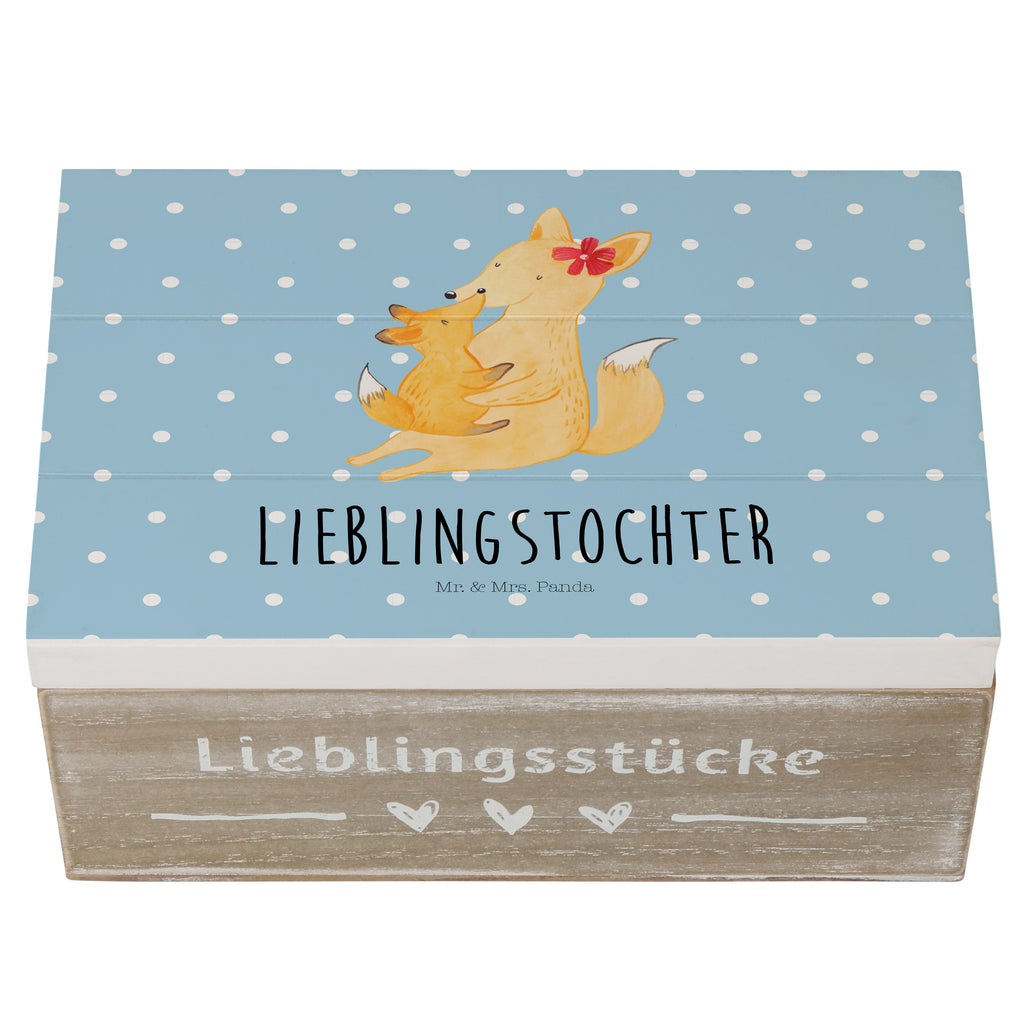 Holzkiste Fuchs Mama & Kind Holzkiste, Kiste, Schatzkiste, Truhe, Schatulle, XXL, Erinnerungsbox, Erinnerungskiste, Dekokiste, Aufbewahrungsbox, Familie, Vatertag, Muttertag, Bruder, Schwester, Mama, Papa, Oma, Opa, Mutter, Tochter, Lieblingstochter, Beste Tochter, Geschenk