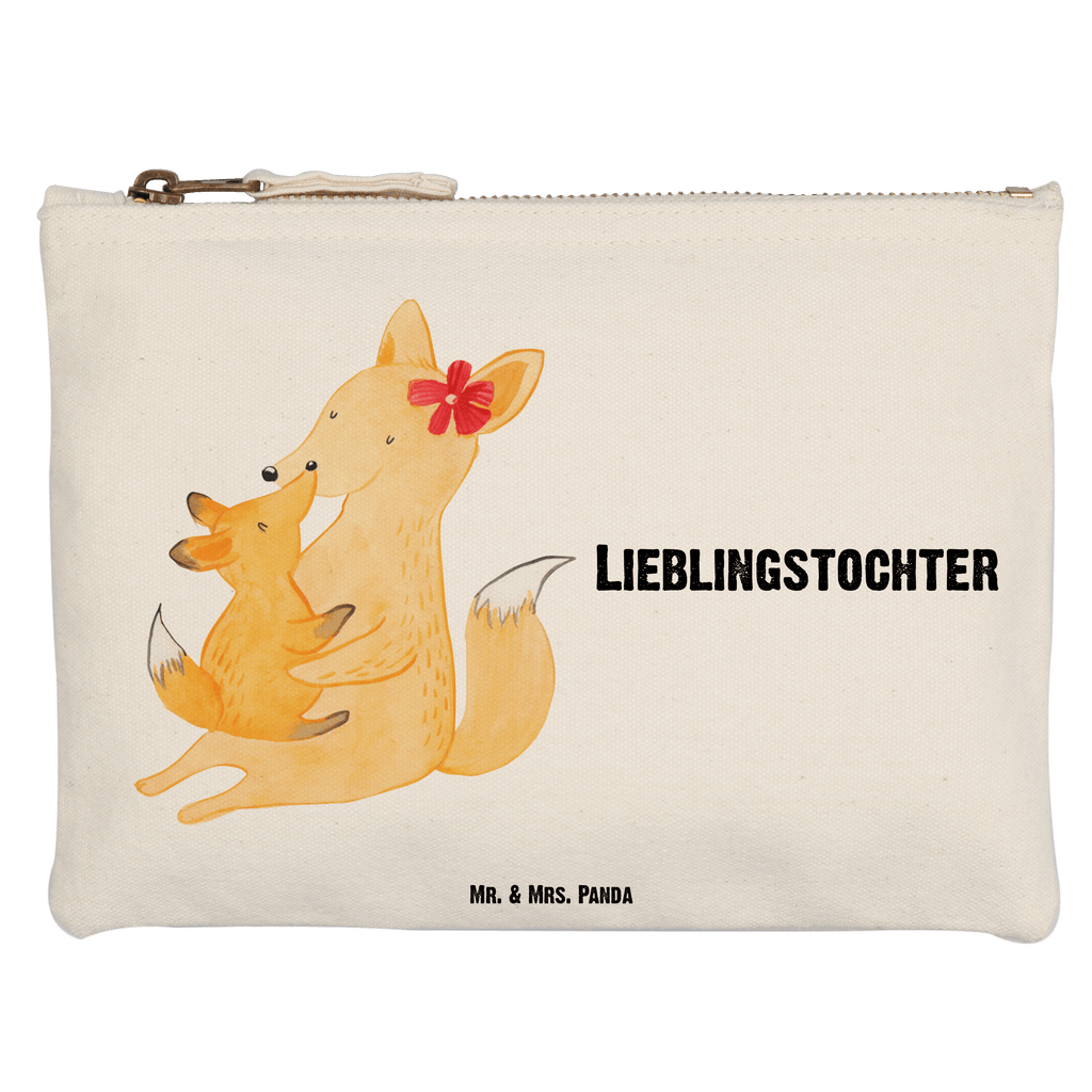 Schminktasche Fuchs Mama & Kind Schminktasche, Kosmetiktasche, Kosmetikbeutel, Stiftemäppchen, Etui, Federmappe, Makeup, XXL, Schminketui, Kosmetiketui, Schlamperetui, Familie, Vatertag, Muttertag, Bruder, Schwester, Mama, Papa, Oma, Opa, Mutter, Tochter, Lieblingstochter, Beste Tochter, Geschenk