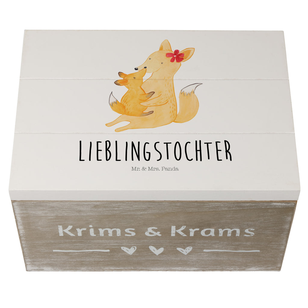 Holzkiste Fuchs Mama & Kind Holzkiste, Kiste, Schatzkiste, Truhe, Schatulle, XXL, Erinnerungsbox, Erinnerungskiste, Dekokiste, Aufbewahrungsbox, Familie, Vatertag, Muttertag, Bruder, Schwester, Mama, Papa, Oma, Opa, Mutter, Tochter, Lieblingstochter, Beste Tochter, Geschenk