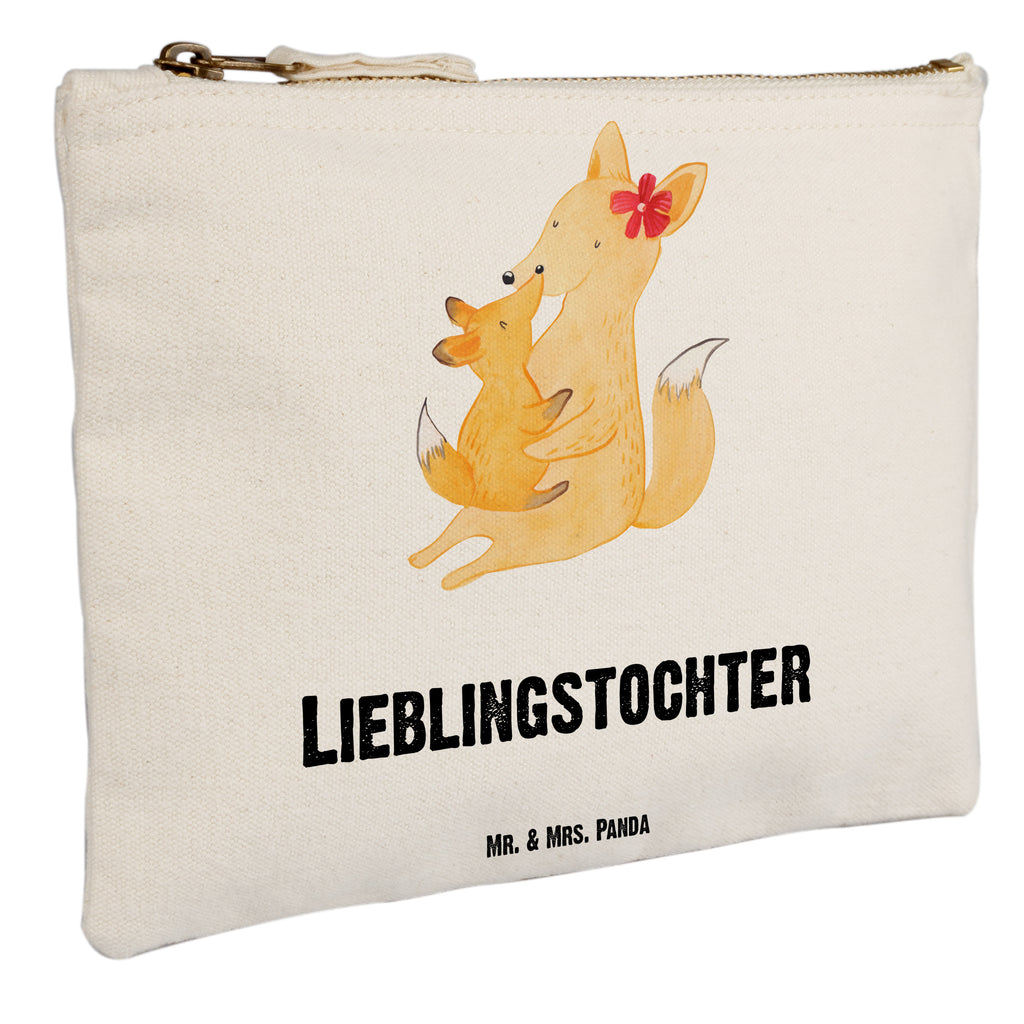 Schminktasche Fuchs Mama & Kind Schminktasche, Kosmetiktasche, Kosmetikbeutel, Stiftemäppchen, Etui, Federmappe, Makeup, XXL, Schminketui, Kosmetiketui, Schlamperetui, Familie, Vatertag, Muttertag, Bruder, Schwester, Mama, Papa, Oma, Opa, Mutter, Tochter, Lieblingstochter, Beste Tochter, Geschenk