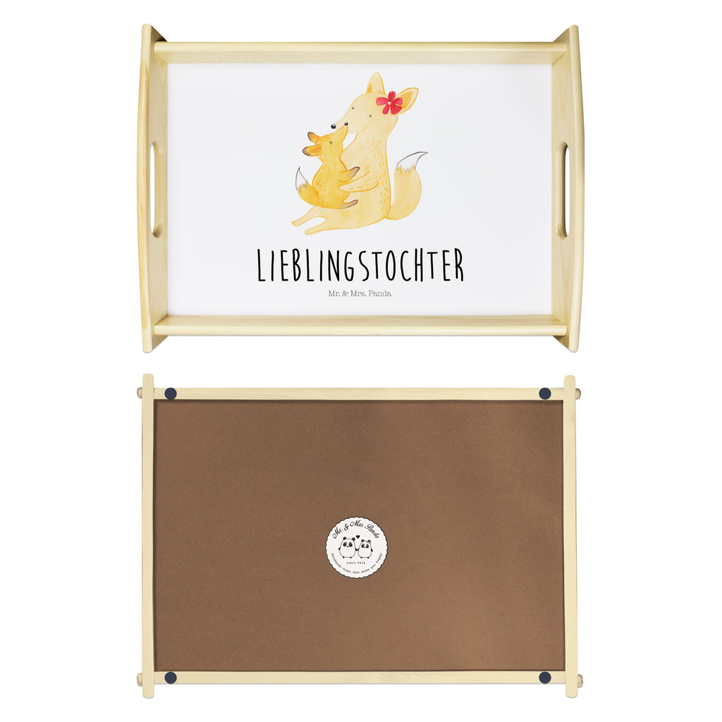 Serviertablett Fuchs Mama & Kind Tablett, Holztablett, Küchentablett, Dekotablett, Frühstückstablett, Familie, Vatertag, Muttertag, Bruder, Schwester, Mama, Papa, Oma, Opa, Mutter, Tochter, Lieblingstochter, Beste Tochter, Geschenk