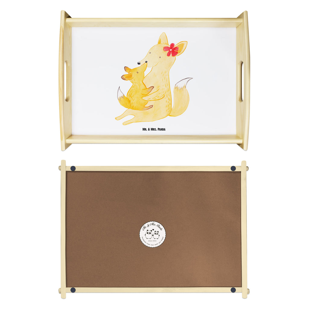 Serviertablett Fuchs Mama & Kind Tablett, Holztablett, Küchentablett, Dekotablett, Frühstückstablett, Familie, Vatertag, Muttertag, Bruder, Schwester, Mama, Papa, Oma, Opa, Mutter, Tochter, Lieblingstochter, Beste Tochter, Geschenk