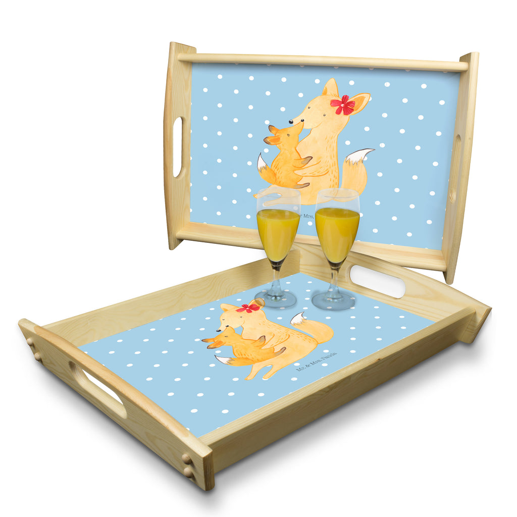 Serviertablett Fuchs Mama & Kind Tablett, Holztablett, Küchentablett, Dekotablett, Frühstückstablett, Familie, Vatertag, Muttertag, Bruder, Schwester, Mama, Papa, Oma, Opa, Mutter, Tochter, Lieblingstochter, Beste Tochter, Geschenk