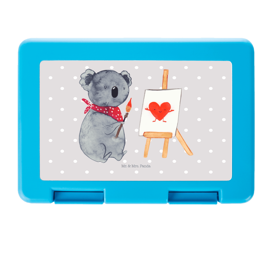Brotdose Koala Künstler Brotbox, Snackbox, Lunch box, Butterbrotdose, Brotzeitbox, Koala, Koalabär, Liebe, Liebensbeweis, Liebesgeschenk, Gefühle, Künstler, zeichnen