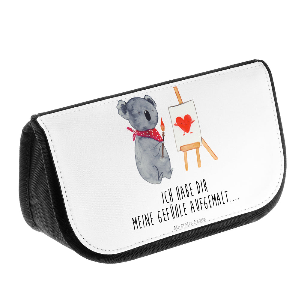 Kosmetiktasche Koala Künstler Kosmetikbeutel, Kulturtasche, Kulturbeutel, Schminktasche, Make-Up Tasche, Koala, Koalabär, Liebe, Liebensbeweis, Liebesgeschenk, Gefühle, Künstler, zeichnen