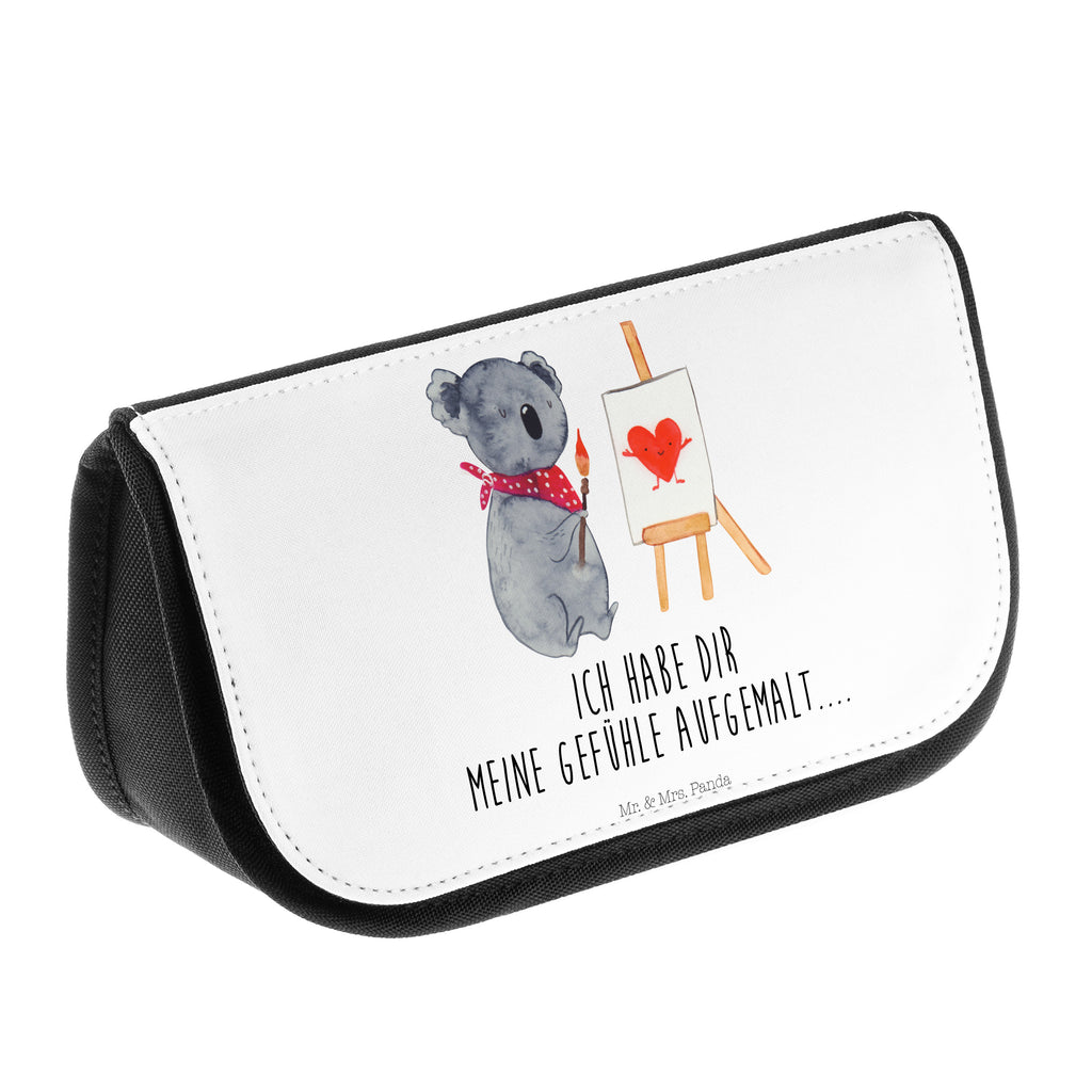 Kosmetiktasche Koala Künstler Kosmetikbeutel, Kulturtasche, Kulturbeutel, Schminktasche, Make-Up Tasche, Koala, Koalabär, Liebe, Liebensbeweis, Liebesgeschenk, Gefühle, Künstler, zeichnen