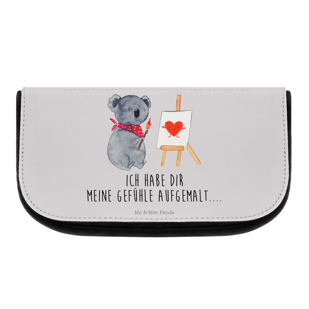 Kosmetiktasche Koala Künstler Kosmetikbeutel, Kulturtasche, Kulturbeutel, Schminktasche, Make-Up Tasche, Koala, Koalabär, Liebe, Liebensbeweis, Liebesgeschenk, Gefühle, Künstler, zeichnen